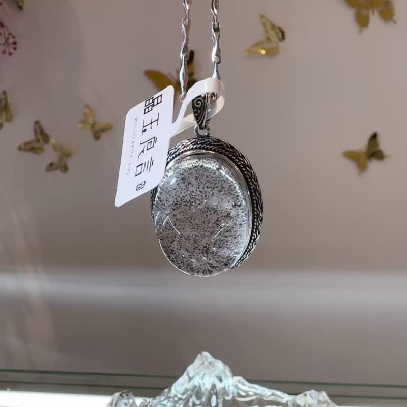 小精品满版星光闪耀小毒液超七10.9g纯银项链三轮骨干水晶 - 项链 - 水晶 多色