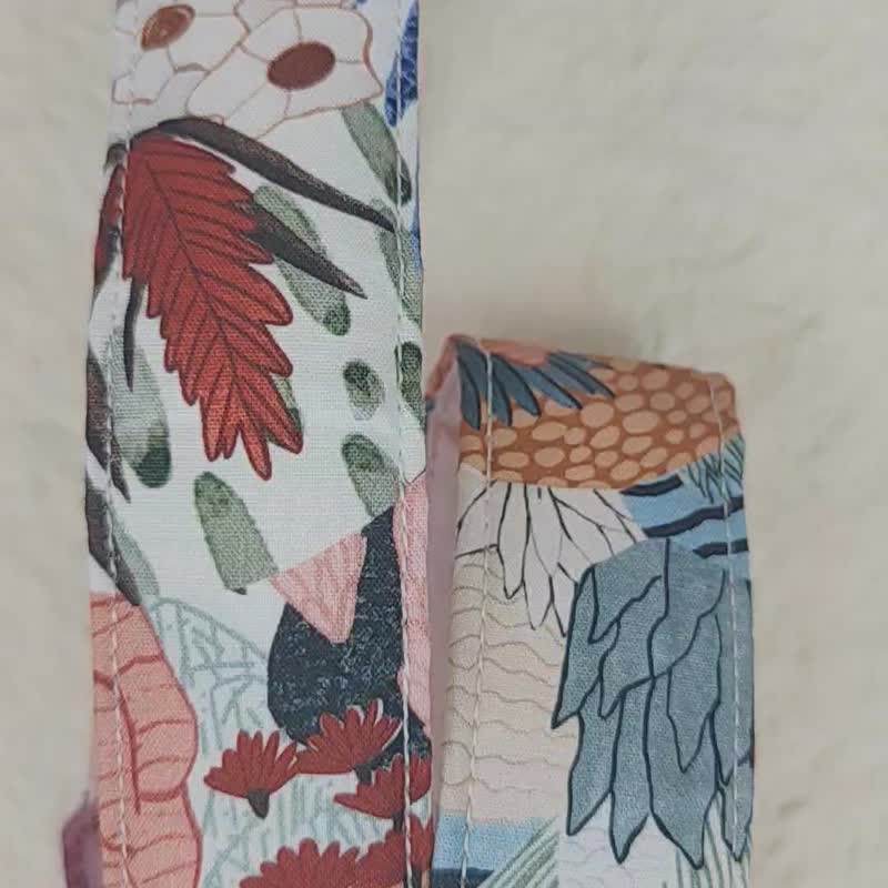 【寻光】减压相机背带-朵思-插画缤纷-显气色增质感 - 相机背带/脚架 - 棉．麻 多色
