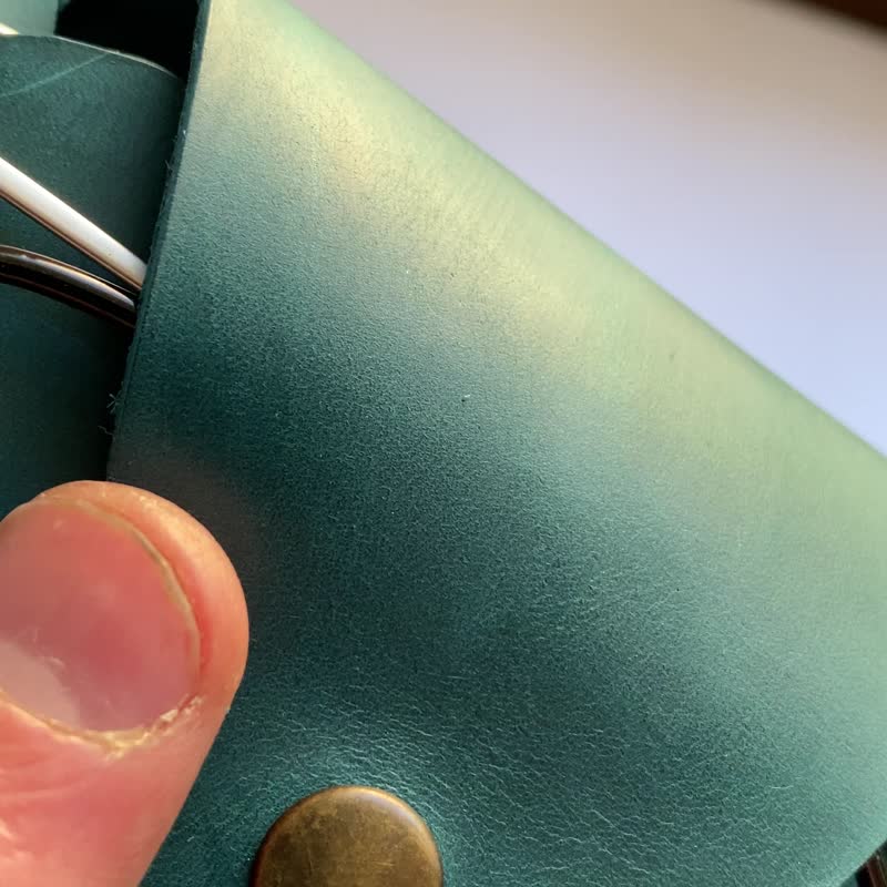 Leather Glasses Case,Blue Glasses Case,Leather Glasses Box,Glasses Case - 眼镜/眼镜框 - 绣线 