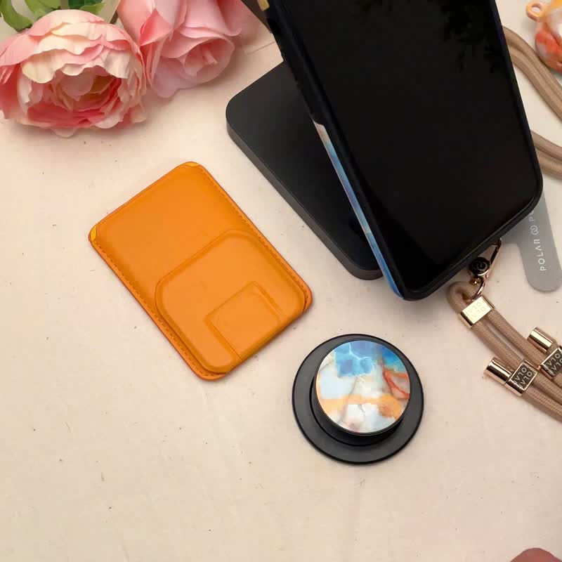 【多款设计】黑色 MagSafe 磁吸手机支架 定制化 - 手机配件 - 塑料 黑色
