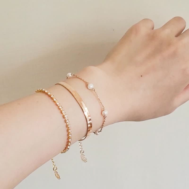 【快速出货】Snake Chain 蛇链手链 Essential系列 手链 欧美 - 手链/手环 - 铜/黄铜 金色