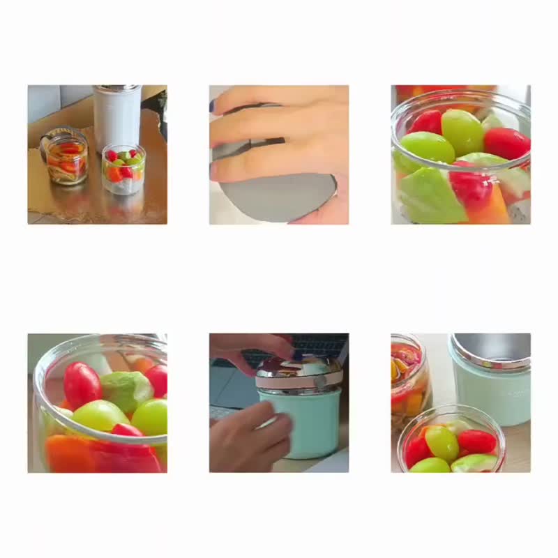 Camel骆驼牌 TIFFIN 50系列 保温饭壶午餐盒0.5L 连300ml玻璃容器 - 保温瓶/保温杯 - 玻璃 紫色