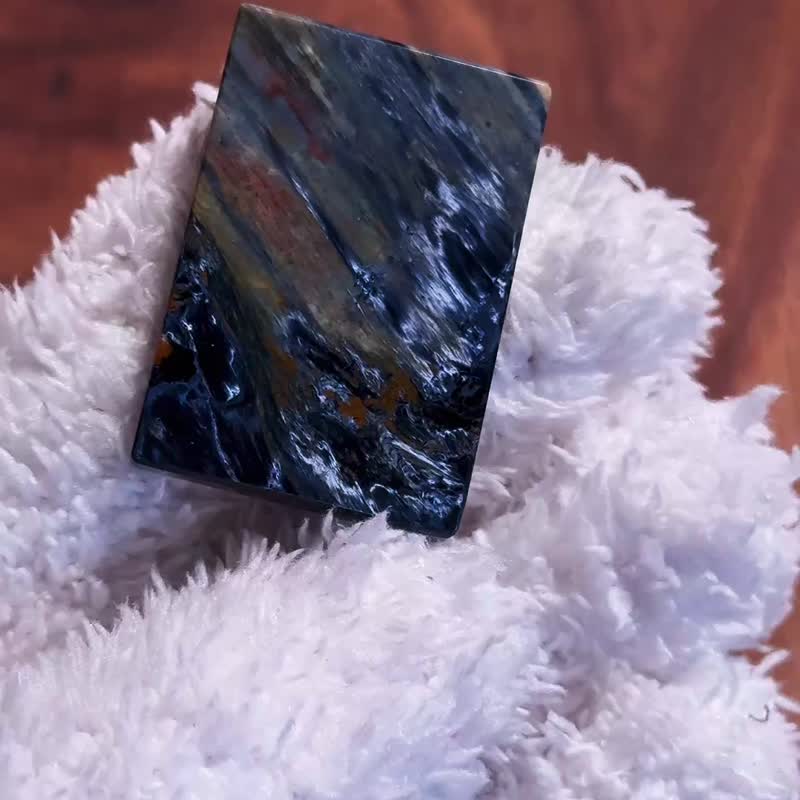 暴风雨王者丨收藏级纳米比亚蓝彩星球彼得石丨弥雅原创设计 - 手链/手环 - 水晶 蓝色