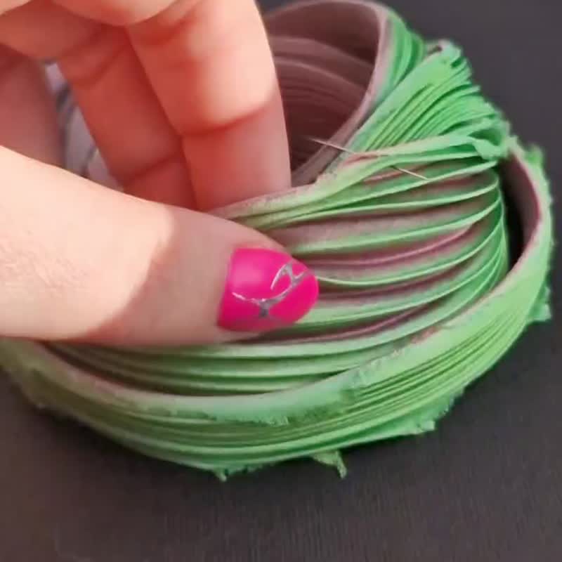 30 厘米 1/3 码纯丝织带手工天然丝绸打褶布料 - 编织/刺绣/羊毛毡/裁缝 - 丝．绢 