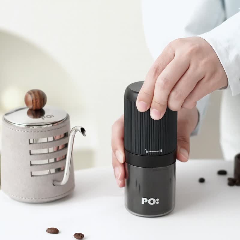 GRINDMASTER 电动咖啡磨  USB充电磨豆机 情人节 生日礼物 新年礼 - 咖啡壶/周边 - 其他材质 黑色