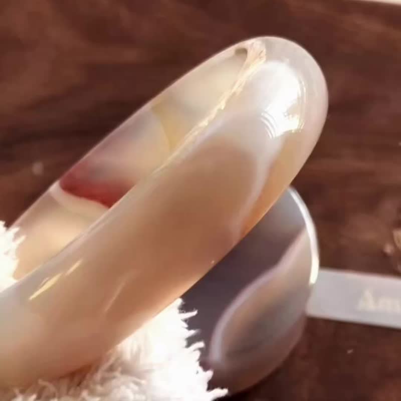 满树烂漫丨樱花玛瑙手镯丨水晶灵气能量喷雾丨弥雅原创设计BC33 - 手链/手环 - 水晶 粉红色