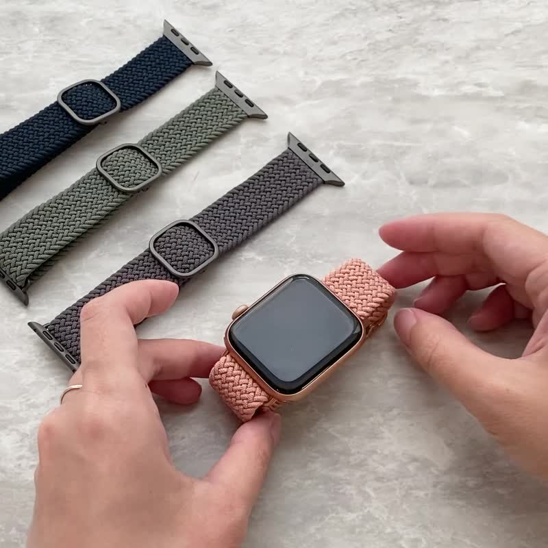 Apple Watch Aspen 防泼水高弹力编织单圈表带(4色) - 表带 - 其他材质 多色