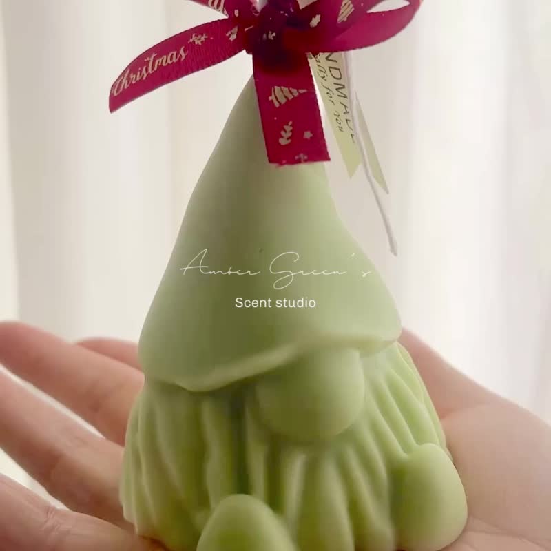 小精灵香氛蜡烛 节庆限定版 - 蜡烛/烛台 - 蜡 绿色