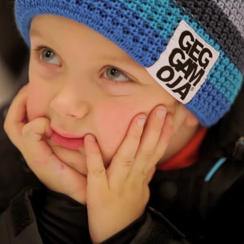 北欧瑞典童装户外耐用防风防水保暖棉遮耳帽4个月至10个月 - 婴儿帽/发带 - 棉．麻 黑色