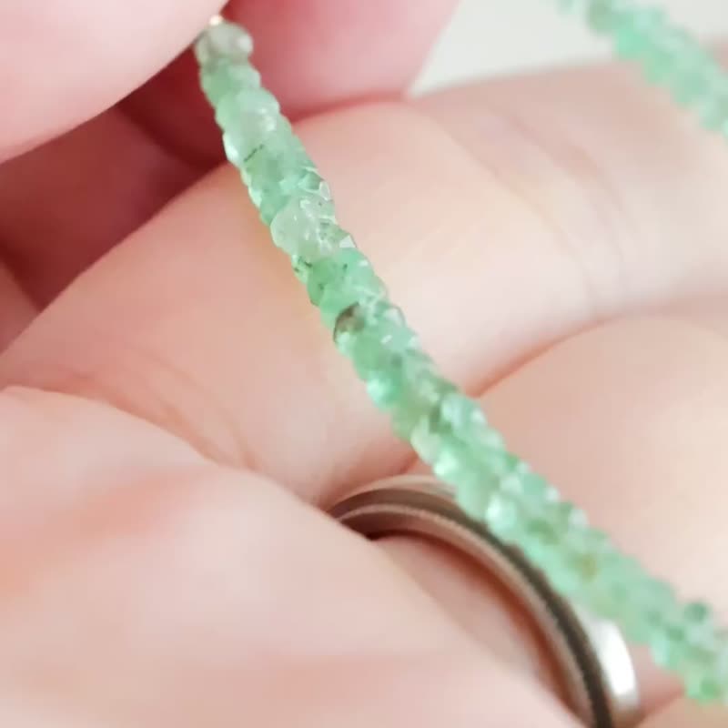 哥伦比亚产祖母绿 手链 14kgf - 手链/手环 - 石头 绿色