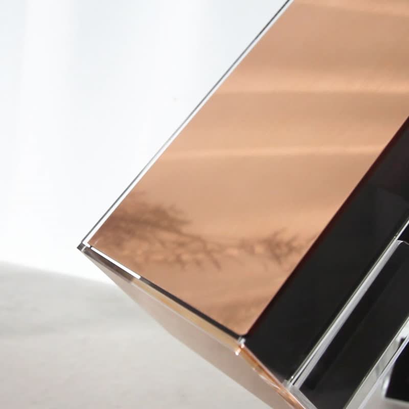 【快速出货】玫瑰金/大月光双层镜面珠宝盒 双入组 - 其他 - 压克力 金色