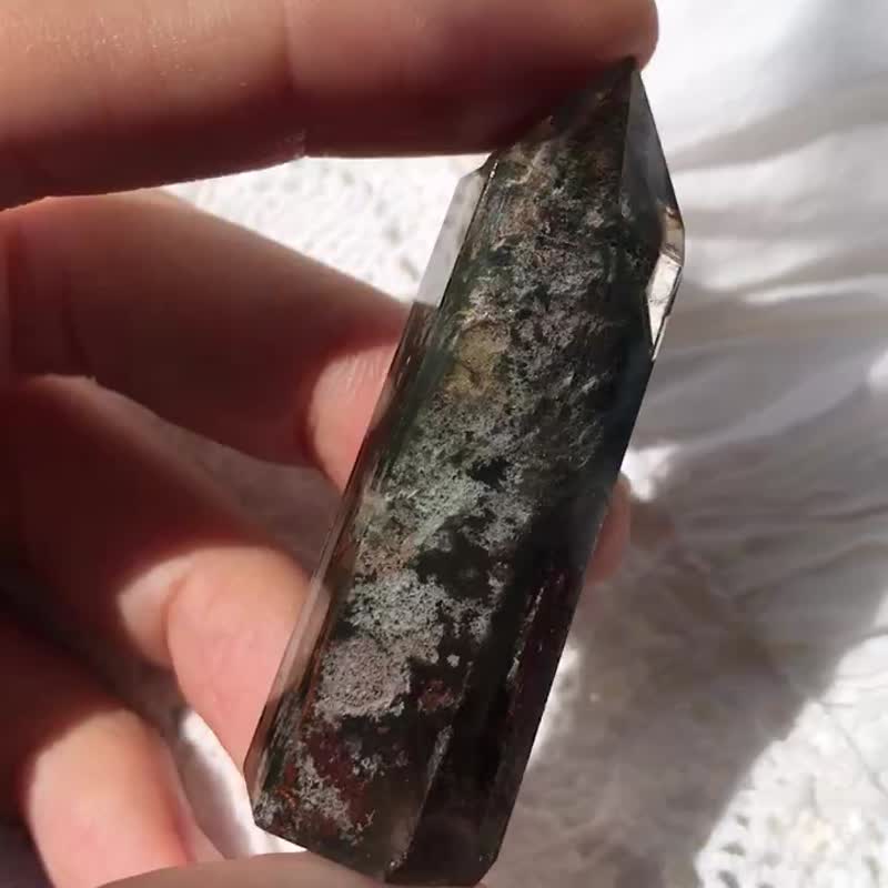 四季幽灵 绿幽灵 白幽灵 红幽灵 水晶 全包随型 手把玩 天然原石 - 摆饰 - 水晶 多色
