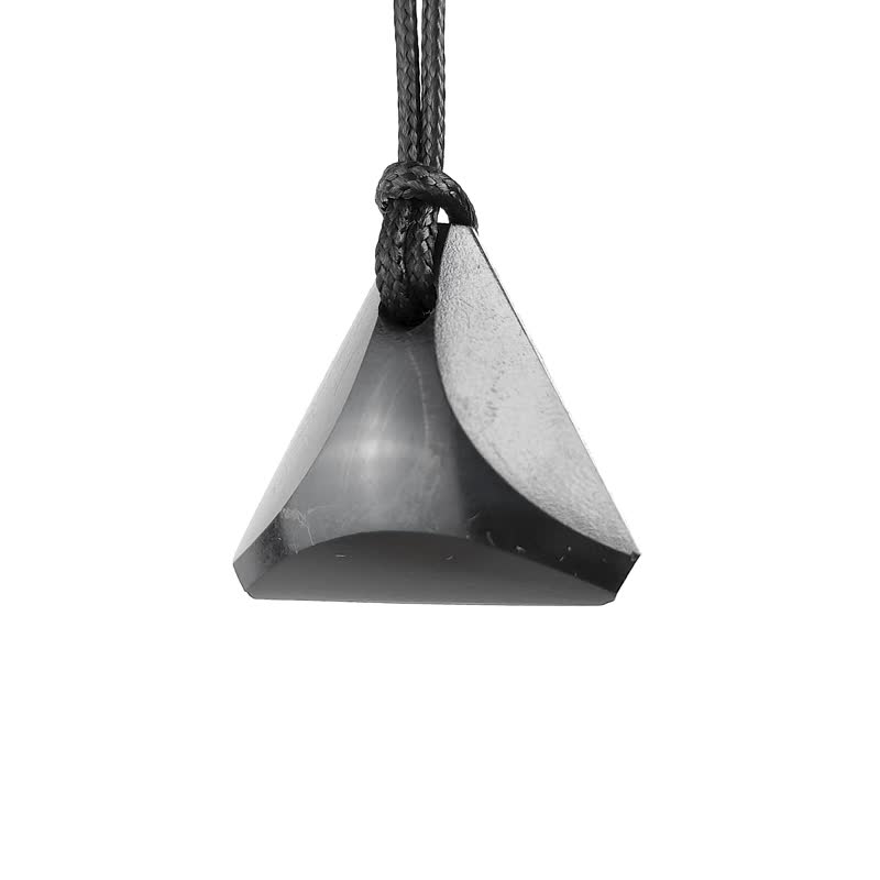 次石墨 吊坠项链 The Foundation Stone - 项链 - 石头 黑色