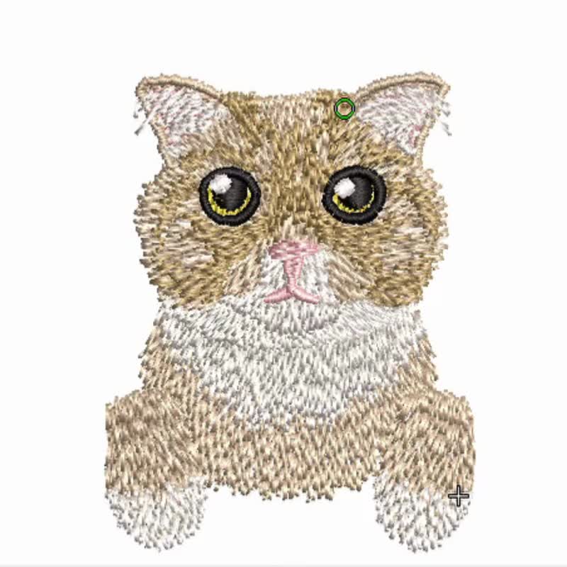 【绣花数据销售】苏格兰棕虎斑猫 - 其他数码商品 - 其他材质 