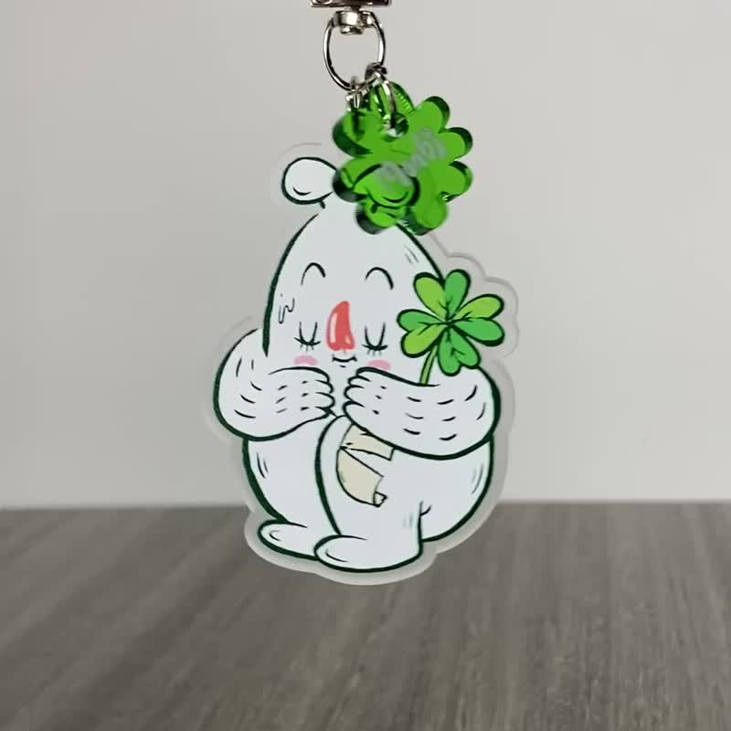 Monbi - Luck Is Coming Soon 锁匙扣 - 钥匙链/钥匙包 - 压克力 透明