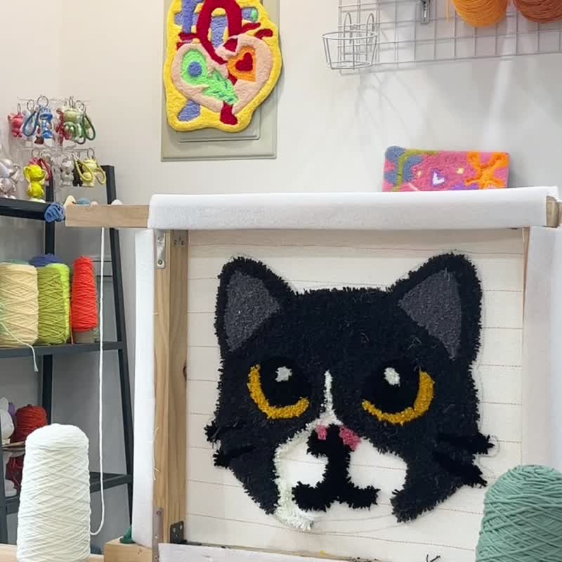 新竹Tufting 宠物似颜绘 簇绒手作挂毯体验课 - 其他 - 其他材质 