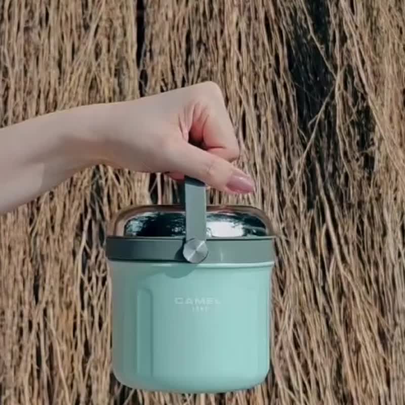 (特别版)Hello KittyxCamel骆驼牌TIFFIN50保温饭壶0.5L(有赠品) - 保温瓶/保温杯 - 玻璃 粉红色