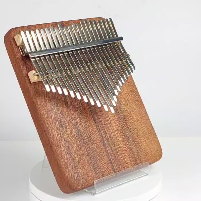 红斑马木拇指琴/21音拇指琴/KALIMBA - 吉他/乐器 - 木头 咖啡色