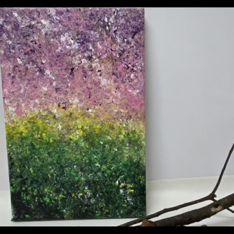 悸涵画话/疗愈Fun系列/情绪释放抽象画/压克力画/疗愈小物 - 摆饰 - 压克力 