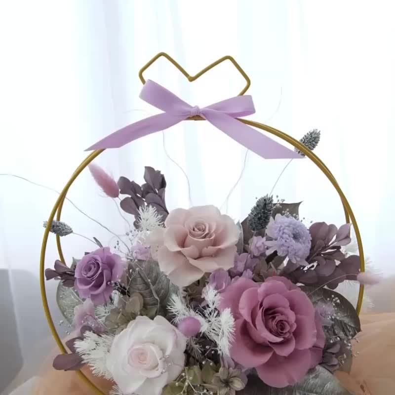 开幕盆花 永生盆花 乔迁花礼 祝贺花礼 - 干燥花/捧花 - 植物．花 