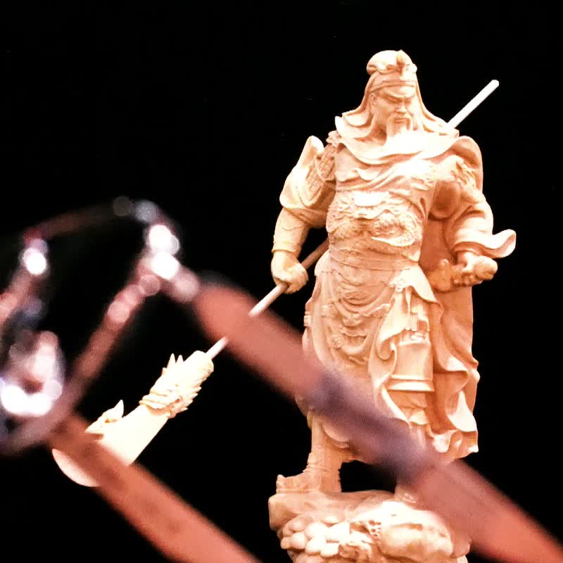 关公_武财神 (鼻梁上的信仰工艺) 台湾手工眼镜 - 眼镜/眼镜框 - 木头 