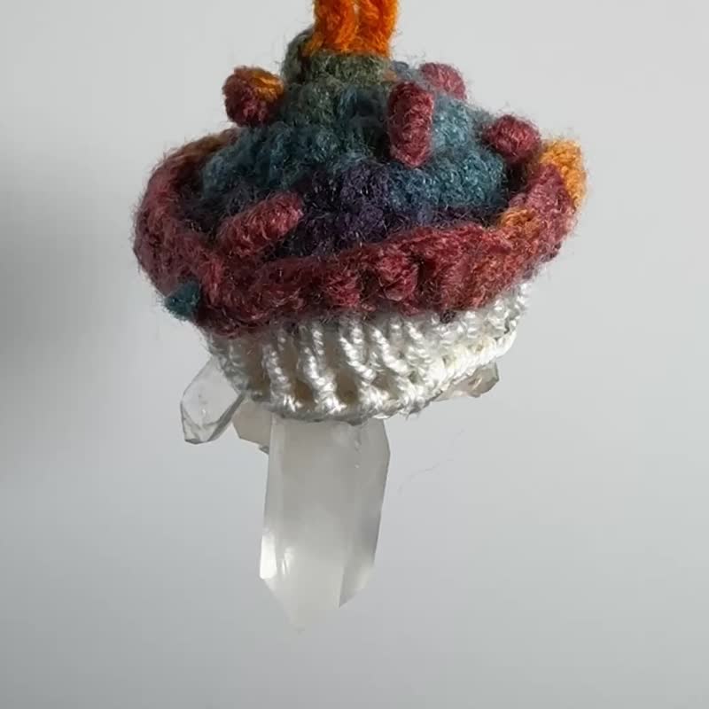 马达加斯加水晶/编织手工项链 - 项链 - 棉．麻 