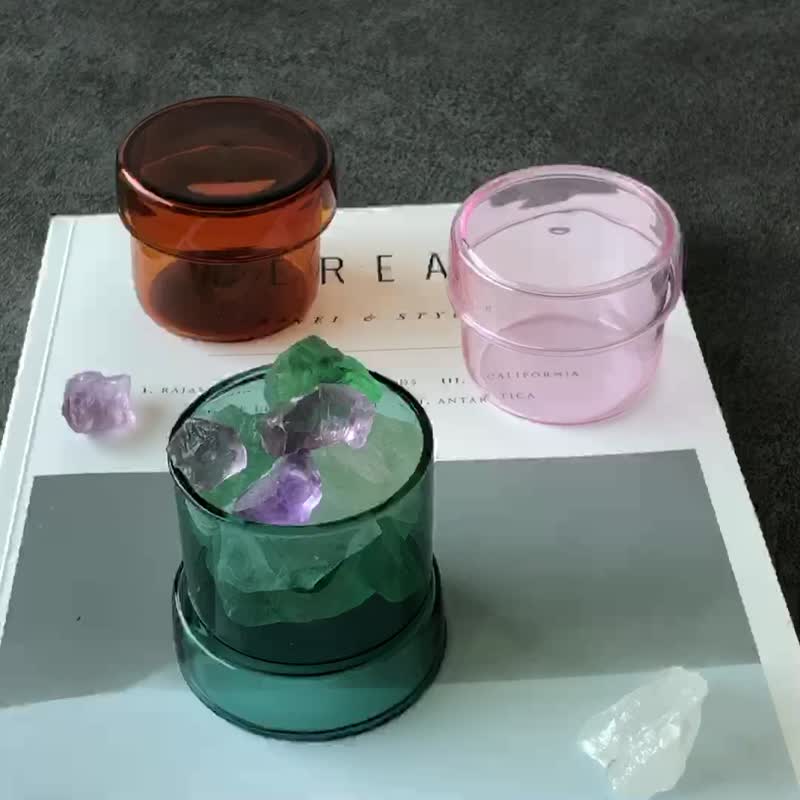 水晶扩香盒 ∣ 18款矿石的专属魔法盒 - 香薰/精油/线香 - 水晶 多色