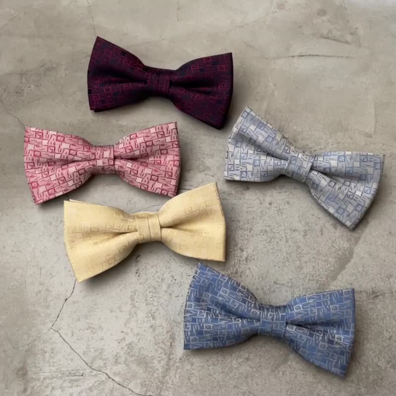 砖块粉红领结 - 领结/领巾 - 聚酯纤维 粉红色