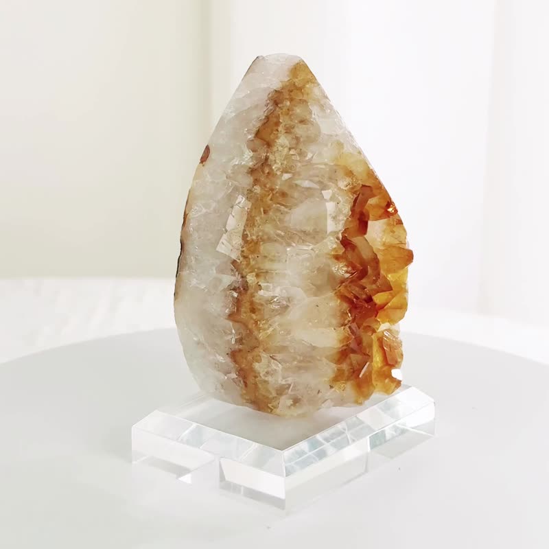 巴西圣火  3130336 【天然黄水晶】 - 摆饰 - 水晶 黄色