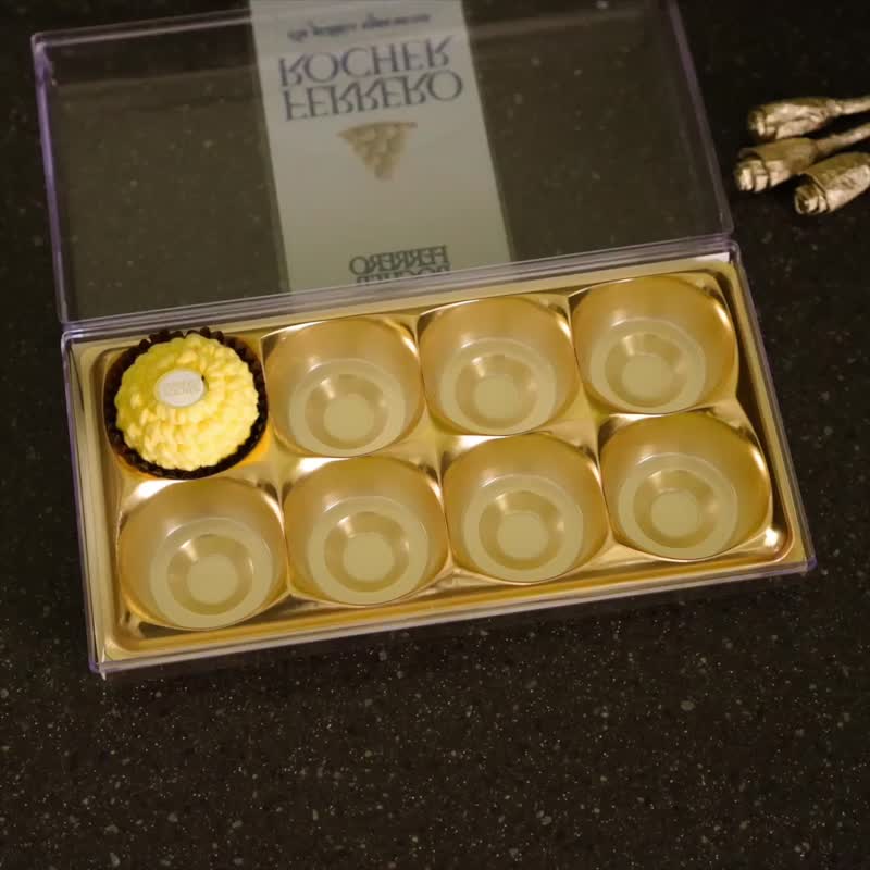 【毛线编织成品】情人节手作 毛线金莎巧克力 - 摆饰 - 其他材质 黄色