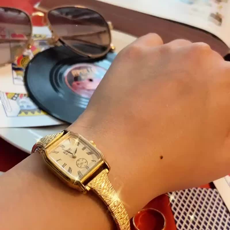 Pulsar 中古石英小三针金色调首饰腕表 - 对表/情侣表 - 其他金属 金色