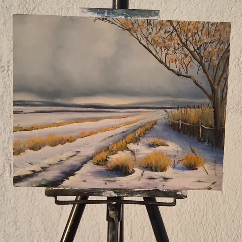 爱尔兰风景画河岸原创油画 12x16 英寸 - 插画/绘画/写字 - 其他材质 