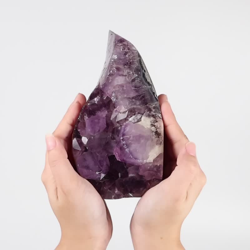乌拉圭紫晶圣火  011212 - 摆饰 - 水晶 紫色