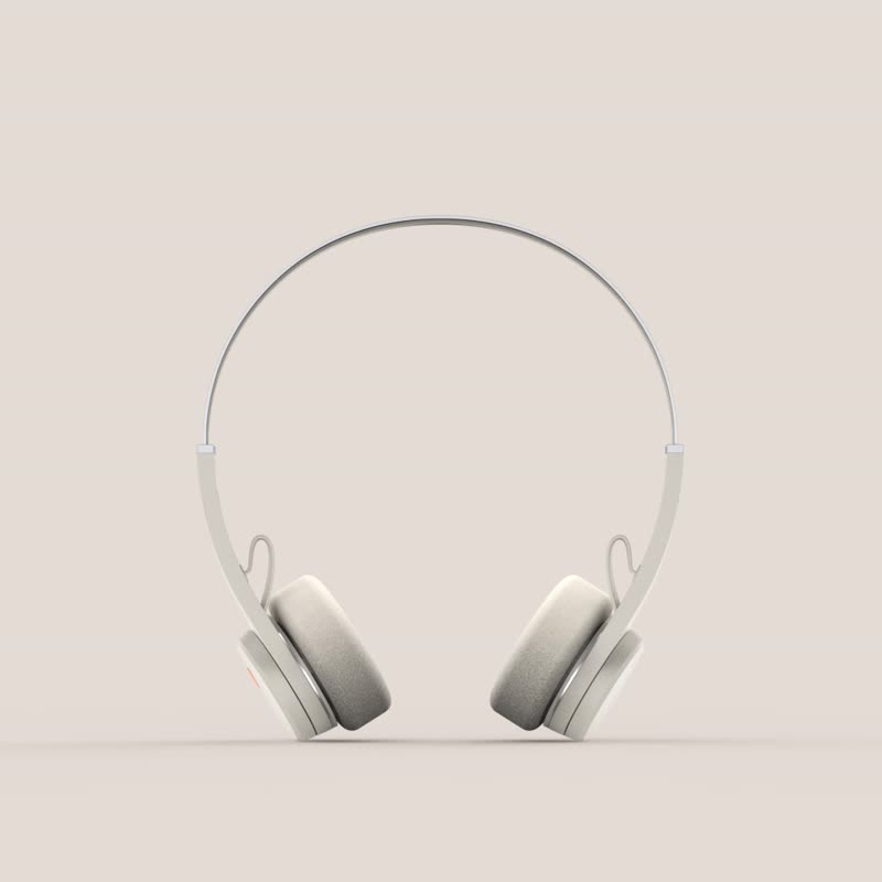 MONDO ON-EAR Freestyle 贴耳式蓝牙耳机 - 米灰 - 耳机 - 其他材质 白色