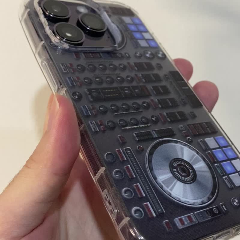 全透明太空DJ防摔手机壳 (iphone13/Pro/Xs/8/i7/6,htc,samsung) - 手机壳/手机套 - 塑料 黑色