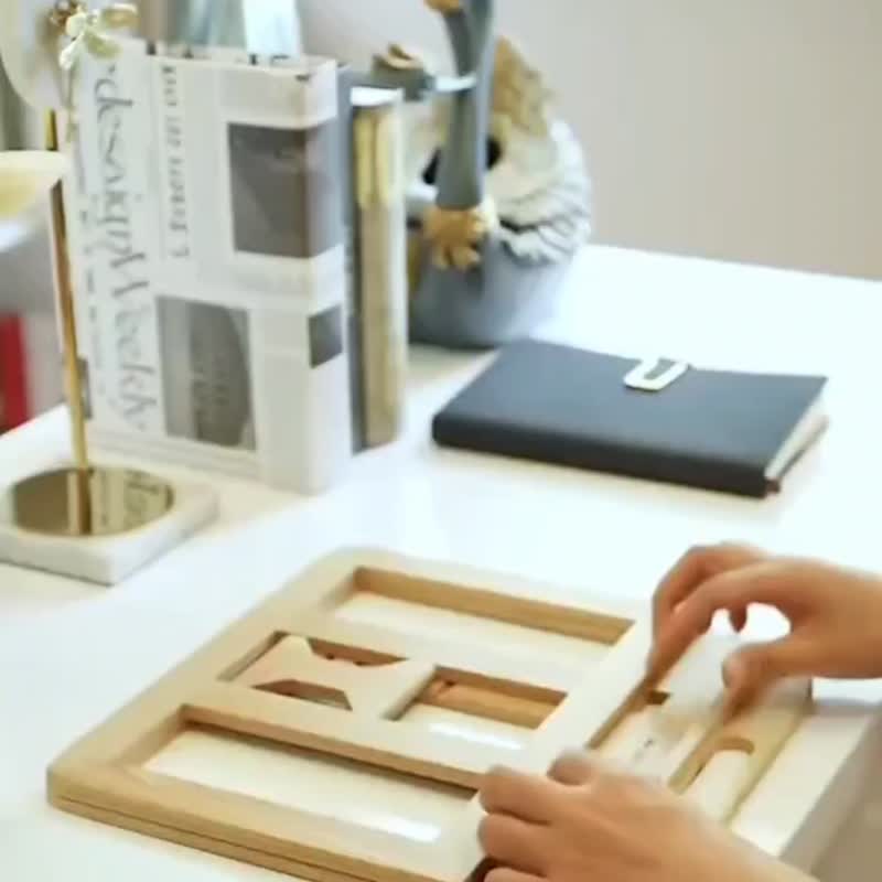 笔记本电脑架  6档可调节折叠 - 其他 - 木头 