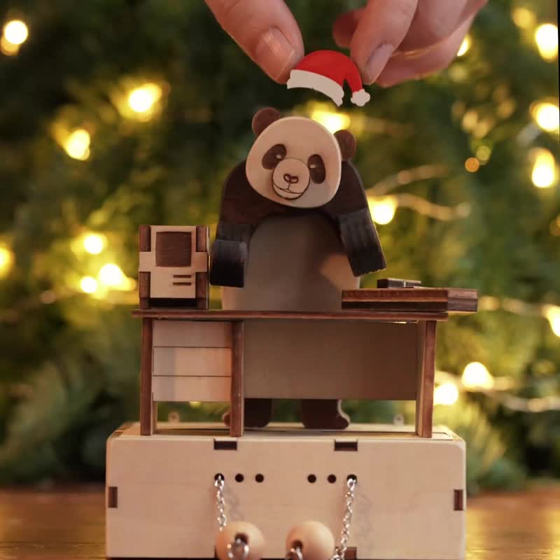 唔发火当我熊猫 第一、二代 DIY Kit - 木工/竹艺/纸艺 - 木头 多色