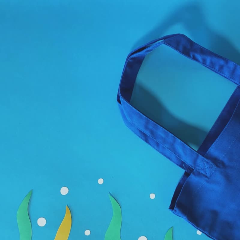 seafood pouch - 化妆包/杂物包 - 聚酯纤维 蓝色