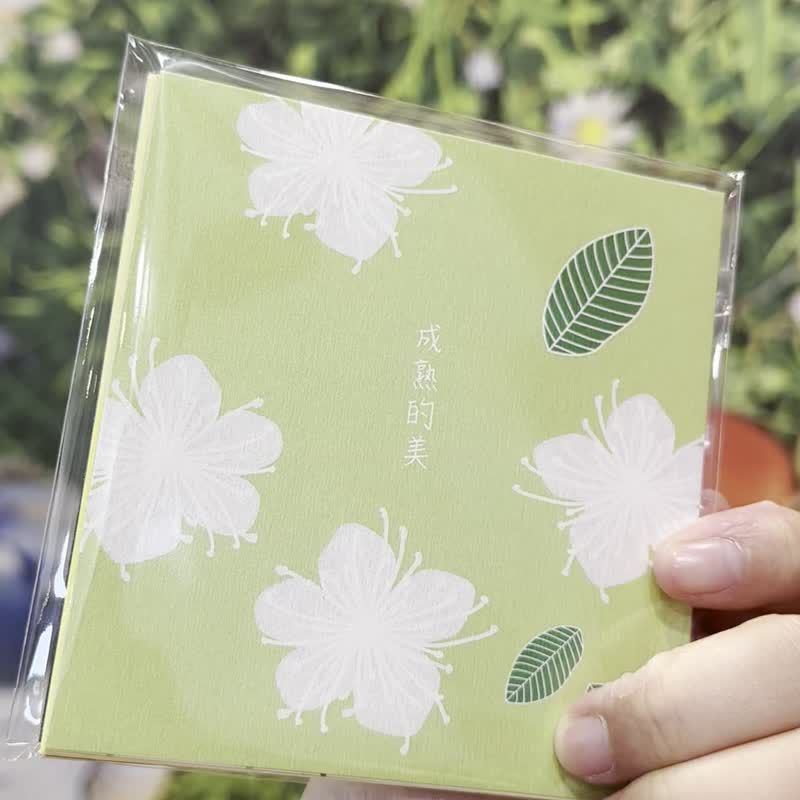 花语果语祝福卡套组 14款花色 中文 日文 - 卡片/明信片 - 纸 