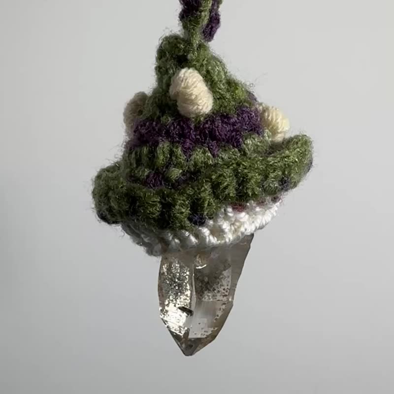 西藏水晶/编织手工项链 - 项链 - 棉．麻 