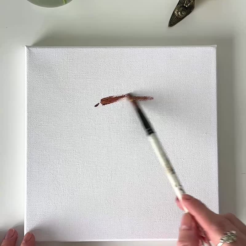 浣熊画布画、浣熊壁挂艺术、浣熊房间装饰、动物画作 - 墙贴/壁贴 - 棉．麻 多色