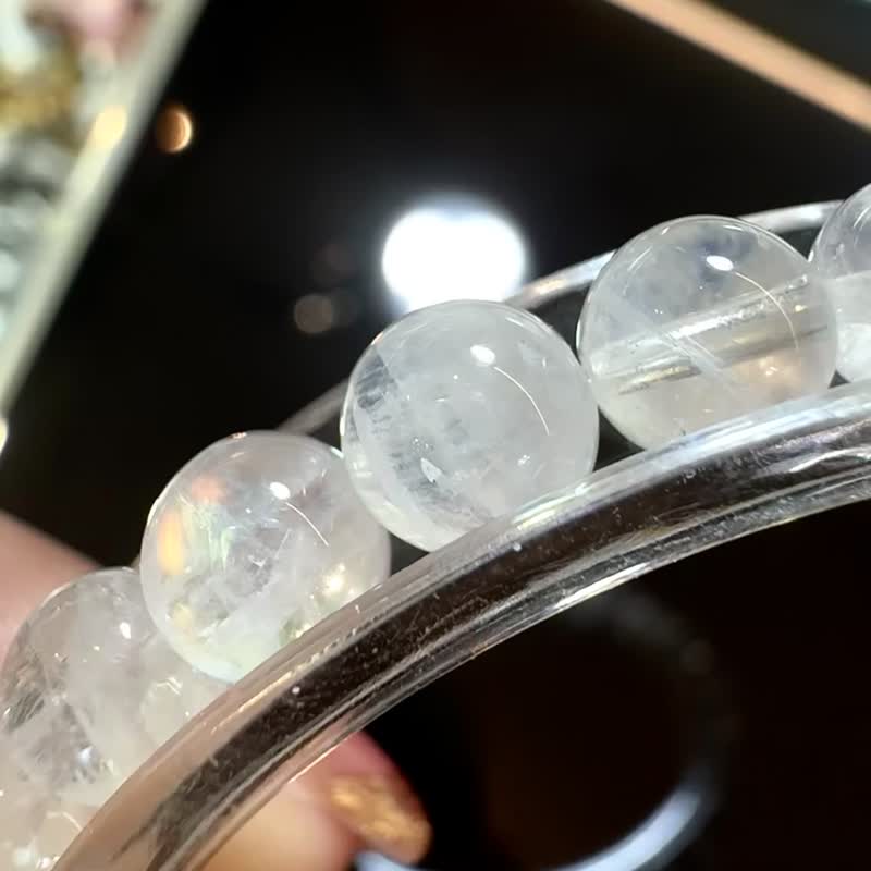 小资本性价比高马岛彩虹蓝月光幻彩色6-6.5mm人缘桃花提升魅力 - 手链/手环 - 水晶 多色