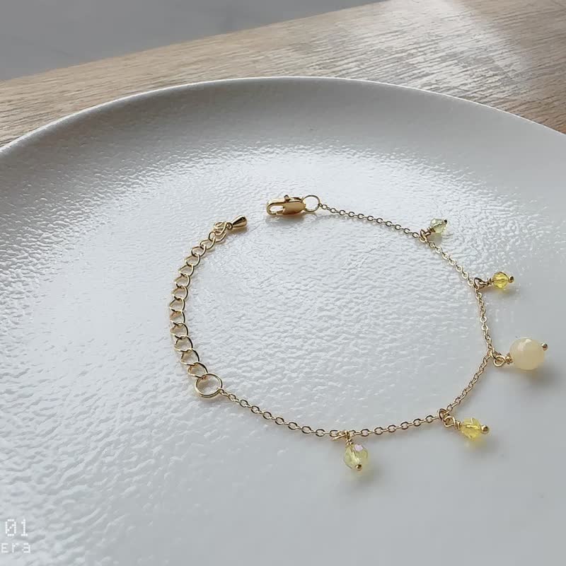 十二星座【金光闪耀手链】_狮子座x处女座_ - 手链/手环 - 铜/黄铜 黄色