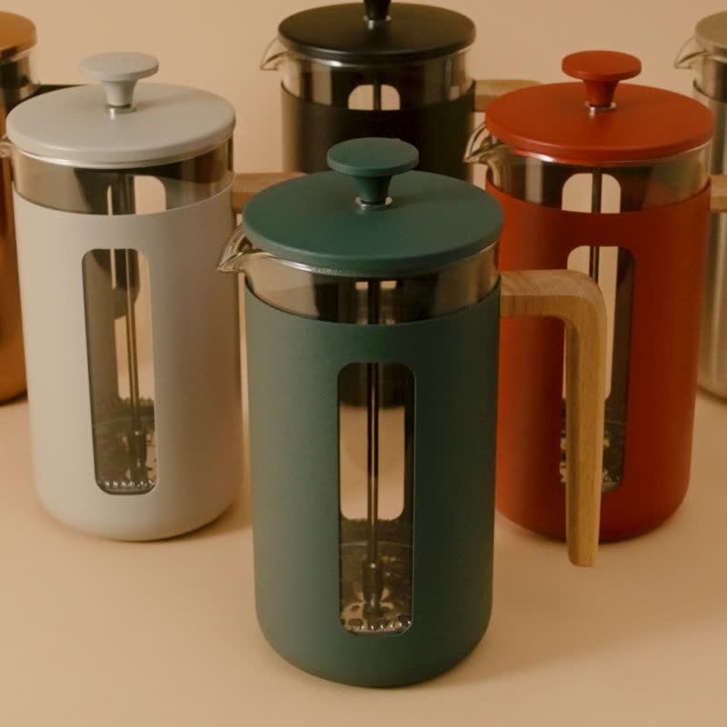 La Cafetiere / 皮萨不锈钢滤压壶 / 黑色 - 咖啡壶/周边 - 玻璃 黑色