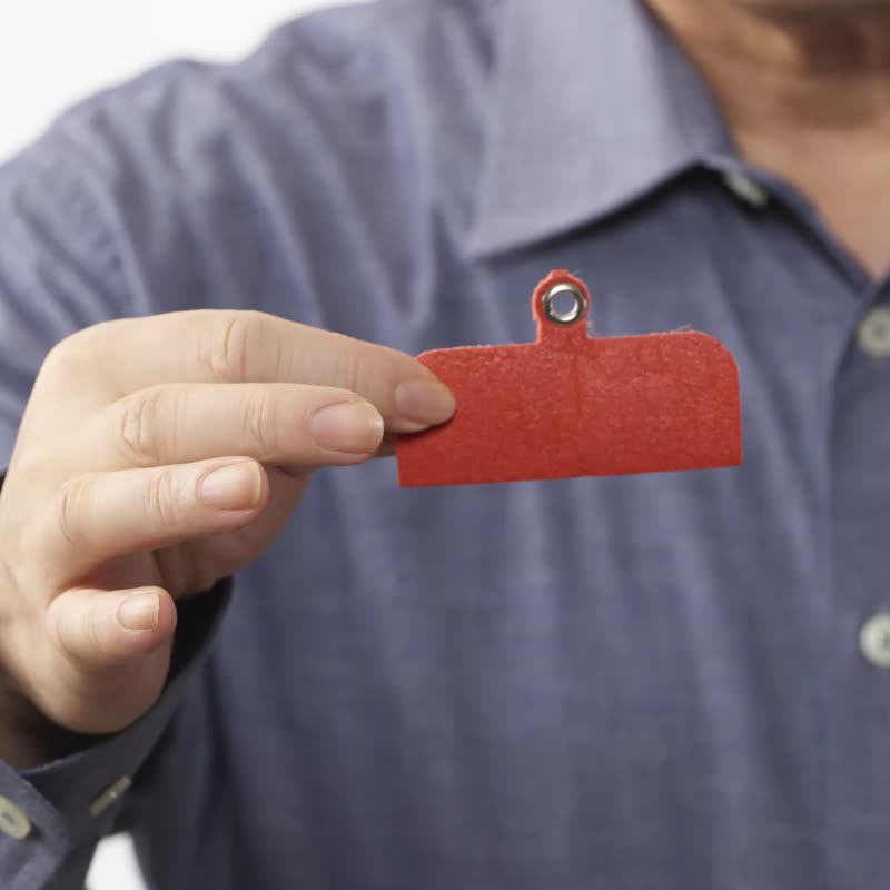 植物性皮革手机挂绳夹片 - 挂绳/吊绳 - 植物．花 多色