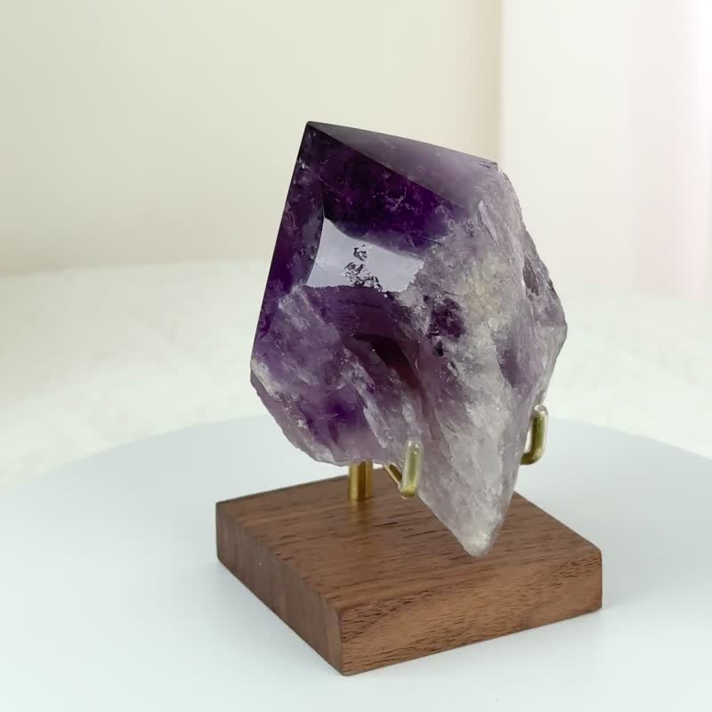 金字塔紫骨干 010357 - 摆饰 - 水晶 紫色