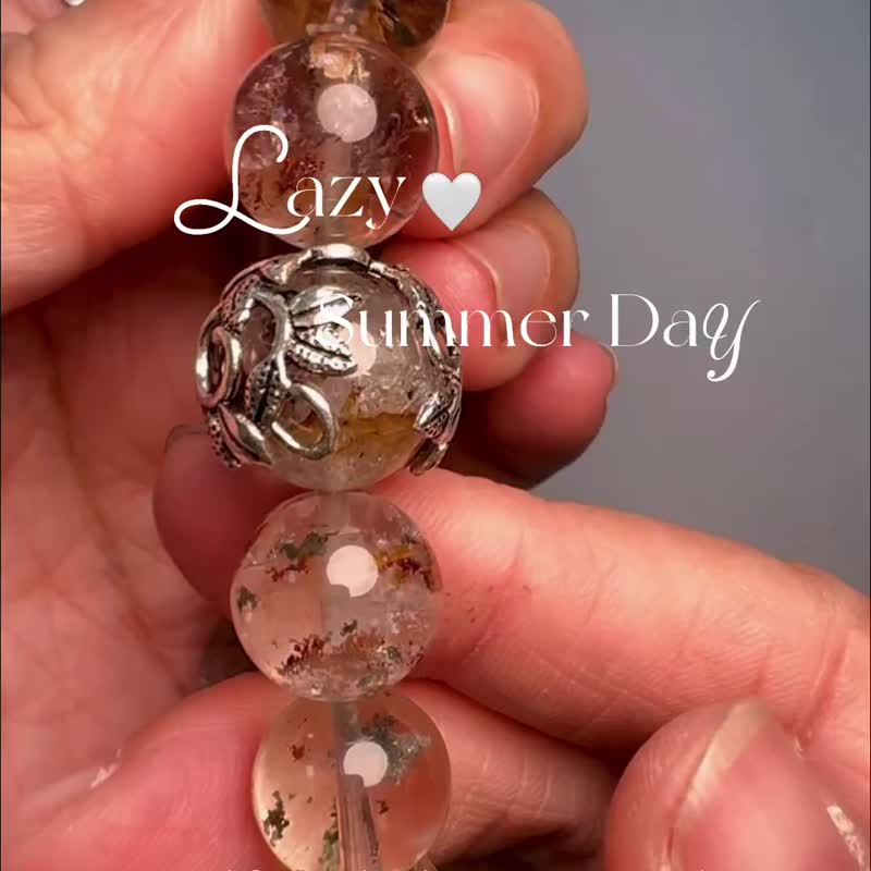 采忆矿石。灵感来源。大地之诗 高品四季幽灵 - 手链/手环 - 水晶 