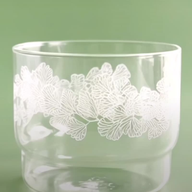 蕨饮玻璃杯2.0- 铁线蕨 | 玻璃杯 酒杯 水杯 母亲节 咖啡杯 妈咪 - 玻璃杯 - 玻璃 透明