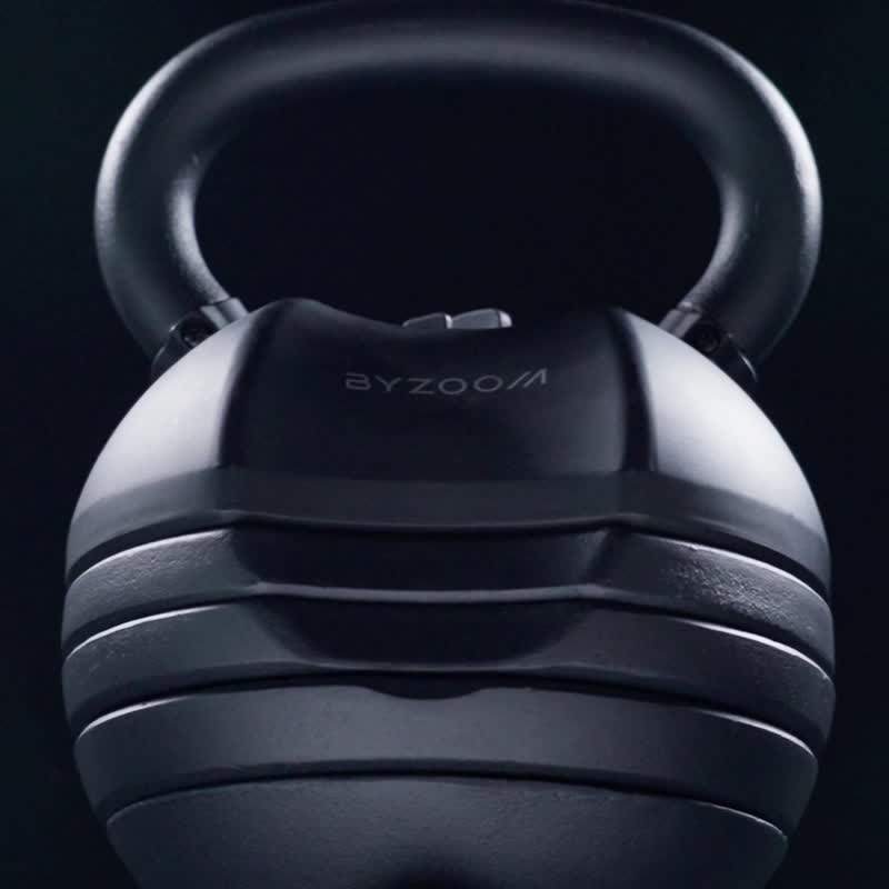 Pure Series 22.6kg(50LB) 5段重量 可调式壶铃(黑) - 运动/健身用品 - 其他材质 黑色