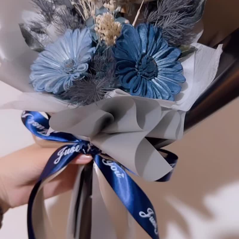 向日葵太阳花毕业花束感恩教师花束 扩香花索拉花永生花干燥花 - 干燥花/捧花 - 植物．花 黑色